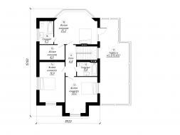 Проект дома из блоков м41