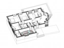Проект дома из блоков 1-55