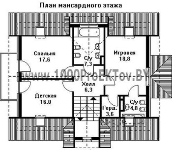 Проект дома из блоков 1467