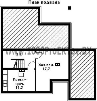 Проект дома из блоков 1253