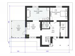 Проект дома из блоков 1-02