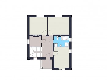 Проект дома из блоков 10-2079